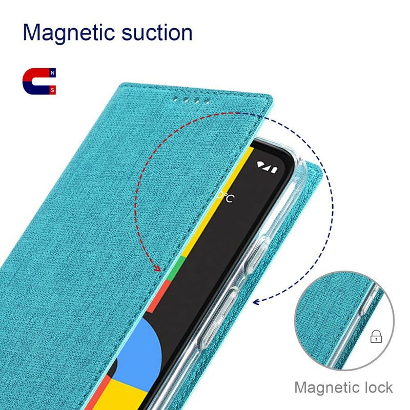 Folio-hoesje Google Pixel 6 Getextureerde Vili Dmx Bescherming Hoesje
