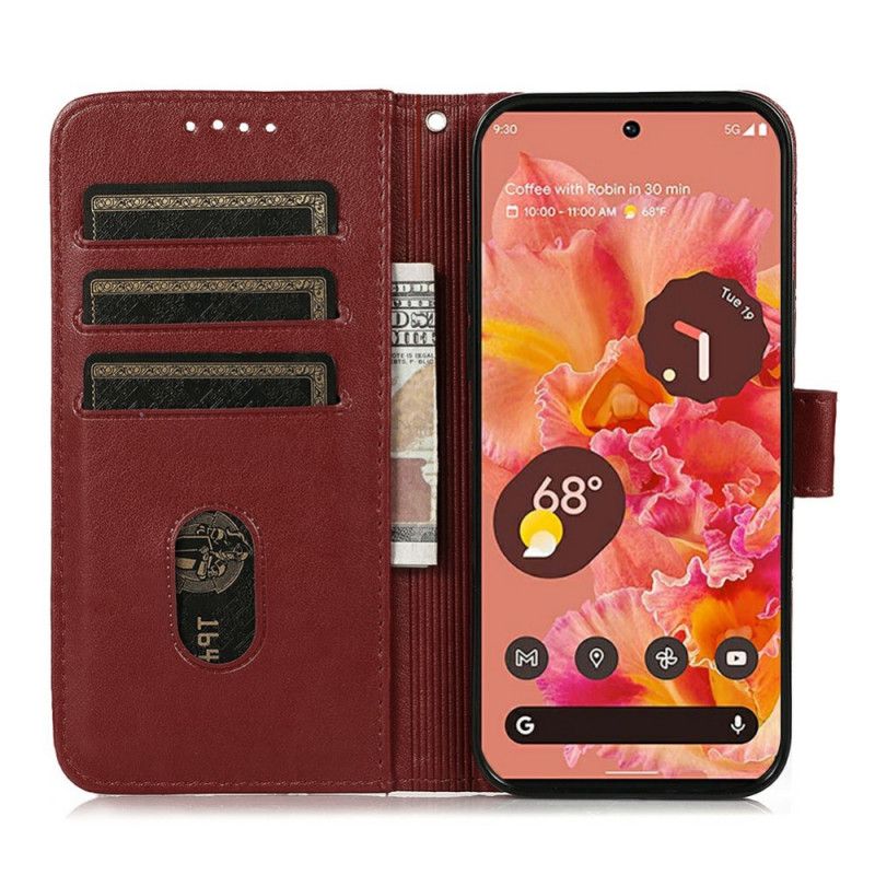 Folio-hoesje Google Pixel 6 Telefoonhoesje Kunstleer Tegelpatroon