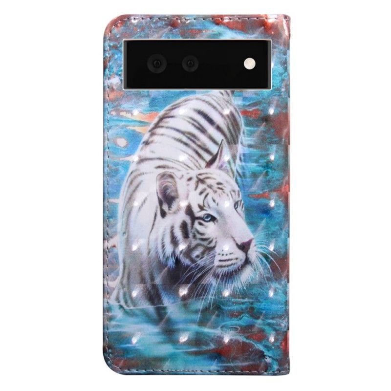Folio-hoesje Google Pixel 6 Tijger In Water