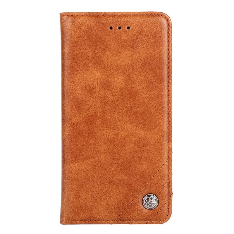Folio-hoesje Voor Google Pixel 6 Stijl Lederen Klinknagel