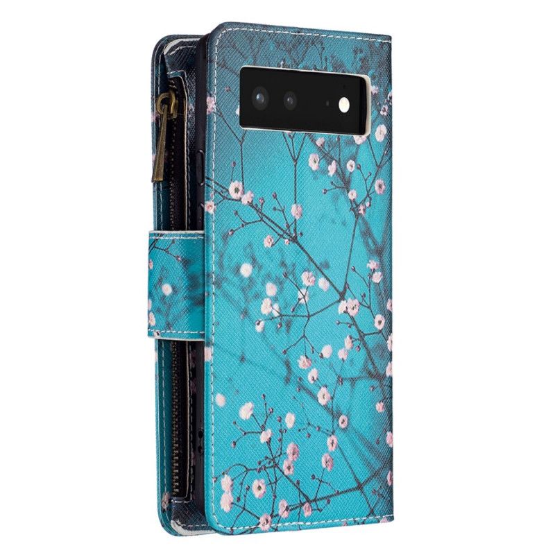 Leren Hoesje Google Pixel 6 Boomzak Met Rits