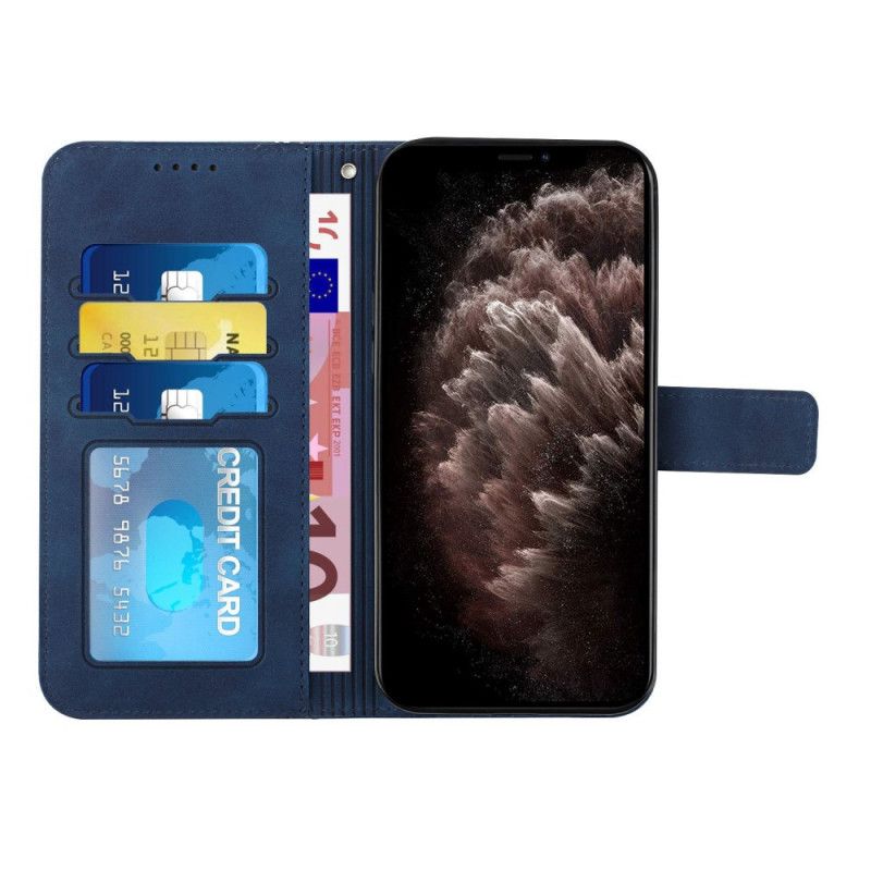 Leren Hoesje Voor Google Pixel 6 Glimlach Met Lanyard