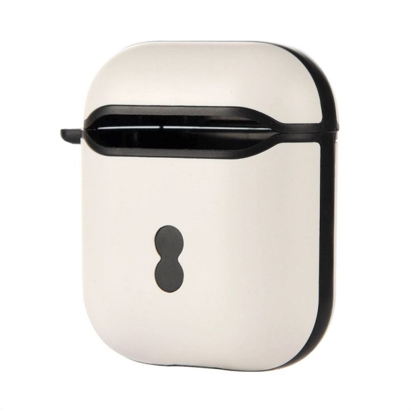 Case Hoesje AirPods Geel Roze Telefoonhoesje Tweekleurig Design Plus