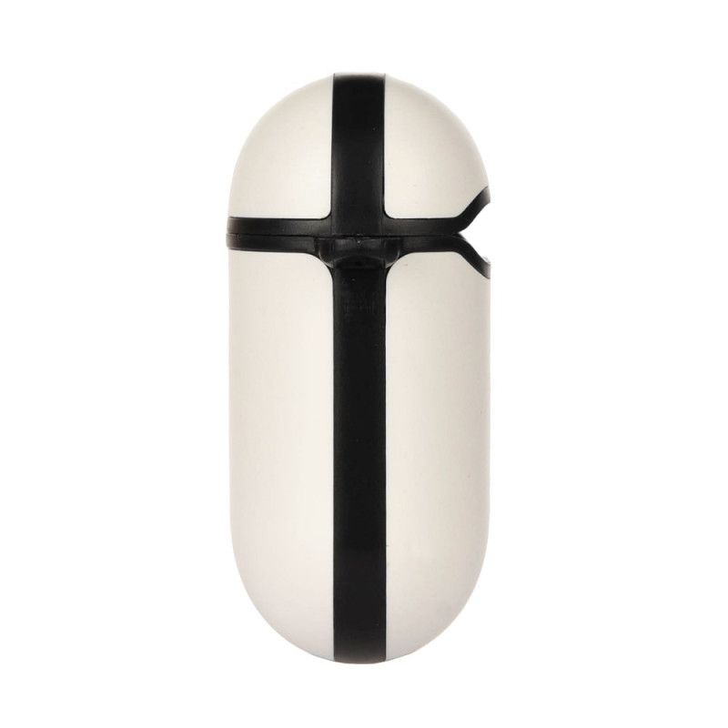 Case Hoesje AirPods Geel Roze Telefoonhoesje Tweekleurig Design Plus