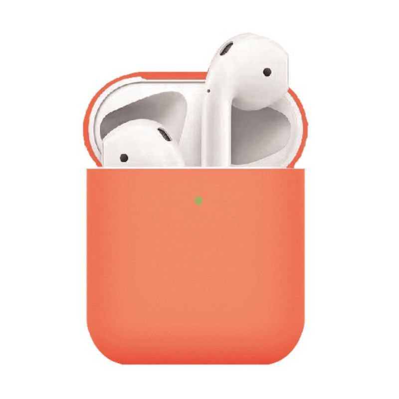 Cover Hoesje AirPods Wit Zwart Telefoonhoesje Mat Siliconen