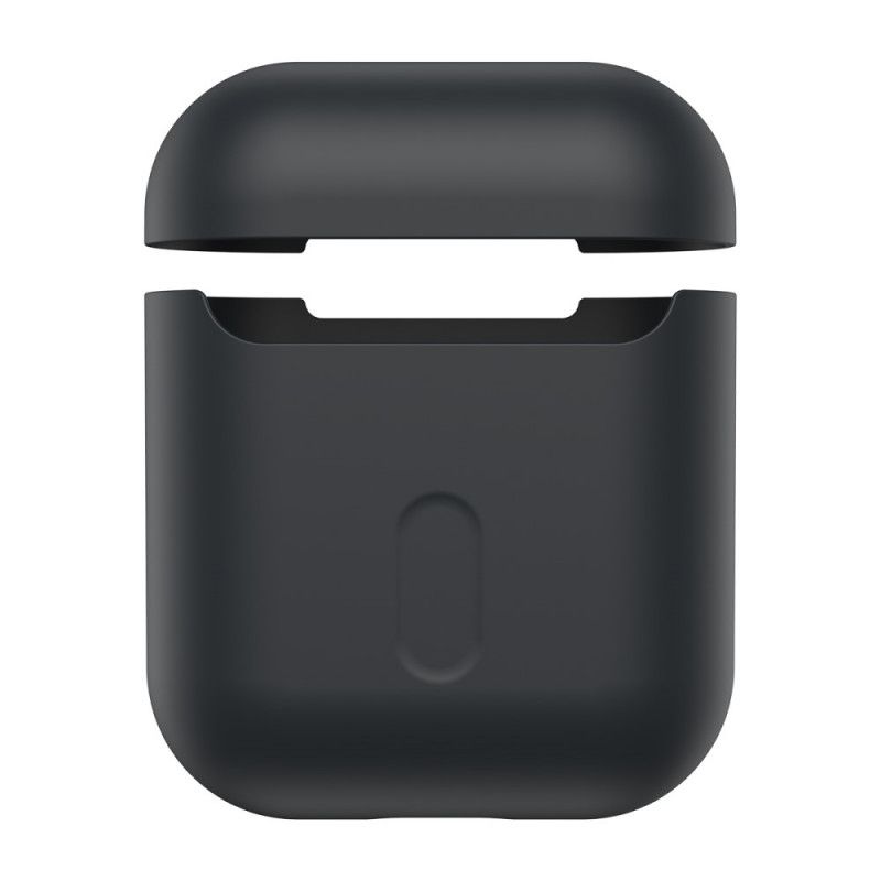 Hoesje AirPods Grijs Zwart Siliconen Baseus