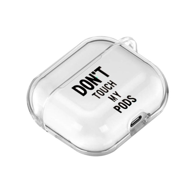 Hoesje AirPods Siliconen Raak Mijn Peulen Niet Aan