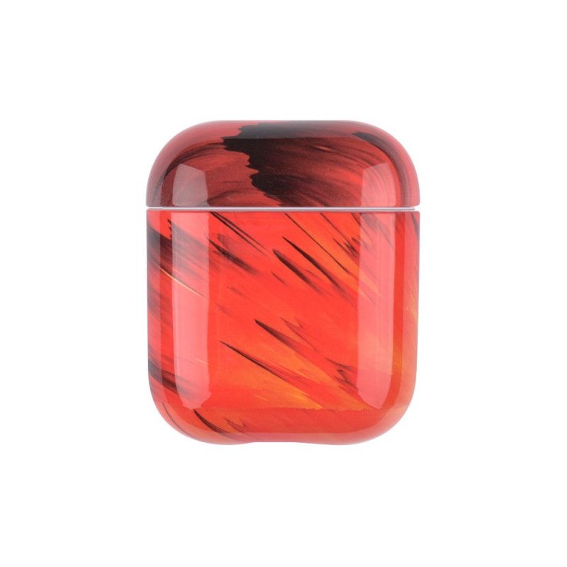 Hoesje voor AirPods Magenta Rood Siliconenmarmer