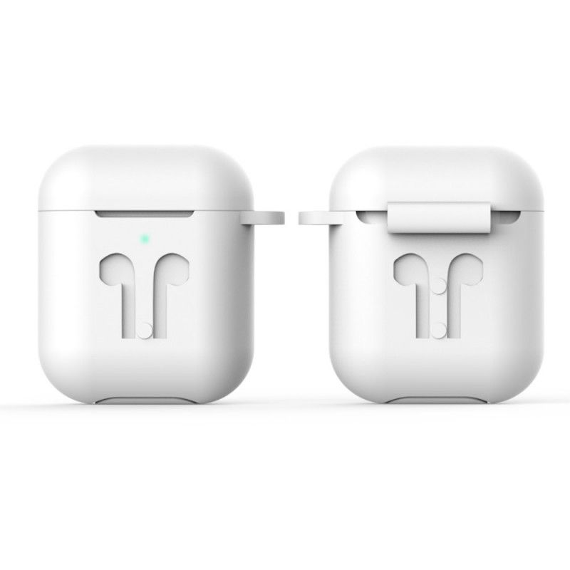 Hoesje voor AirPods Wit Zwart Design Siliconen