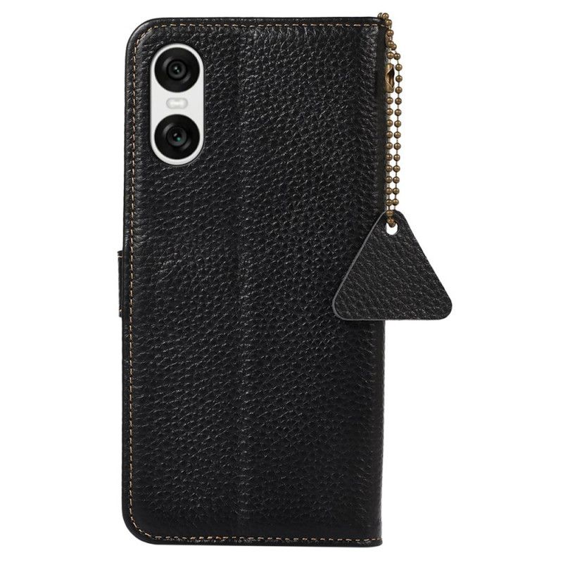 Bescherming Hoesje Sony Xperia 10 Vi Rfid-blokkering En Litchi-textuur