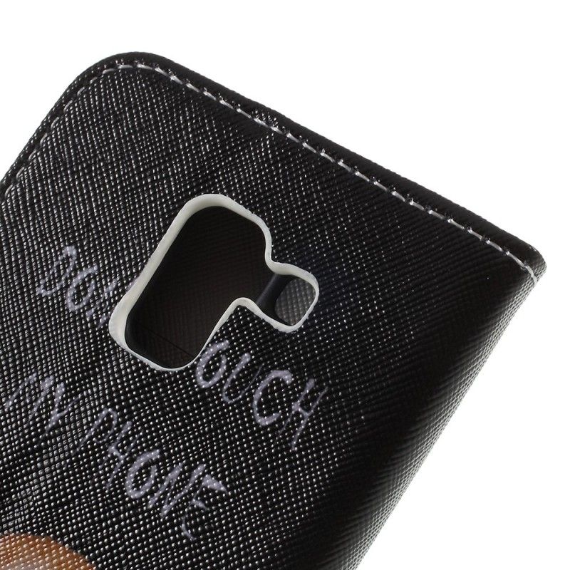 Cover Folio-hoesje Samsung Galaxy J6 Telefoonhoesje Gevaarlijke Beer