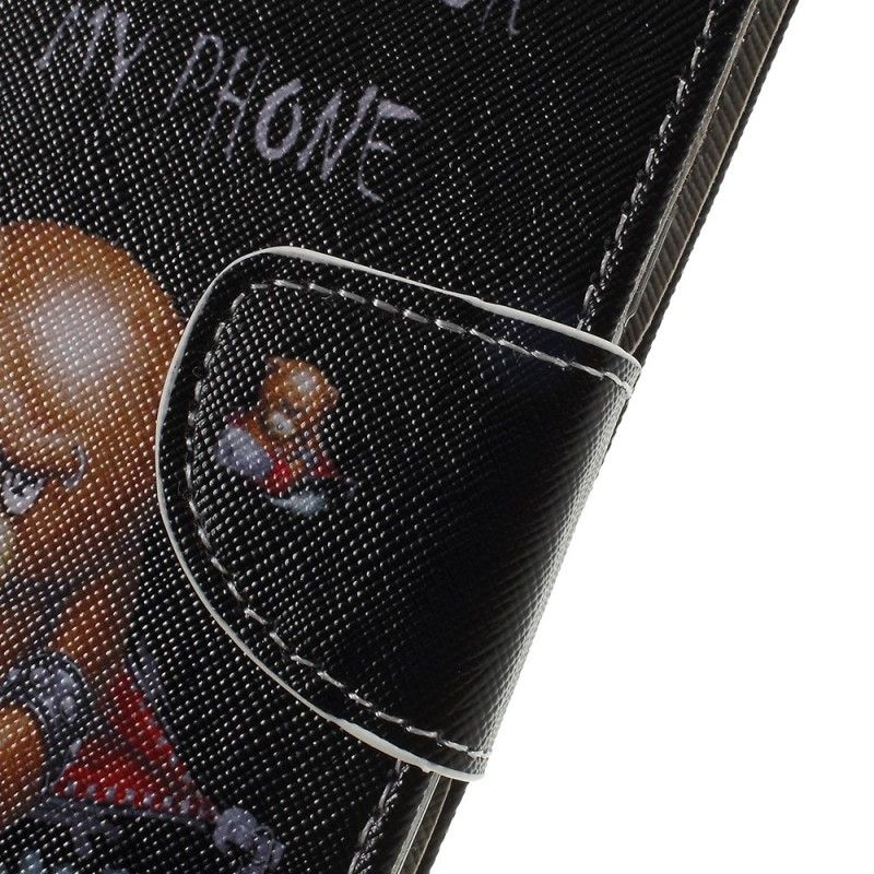 Cover Folio-hoesje Samsung Galaxy J6 Telefoonhoesje Gevaarlijke Beer