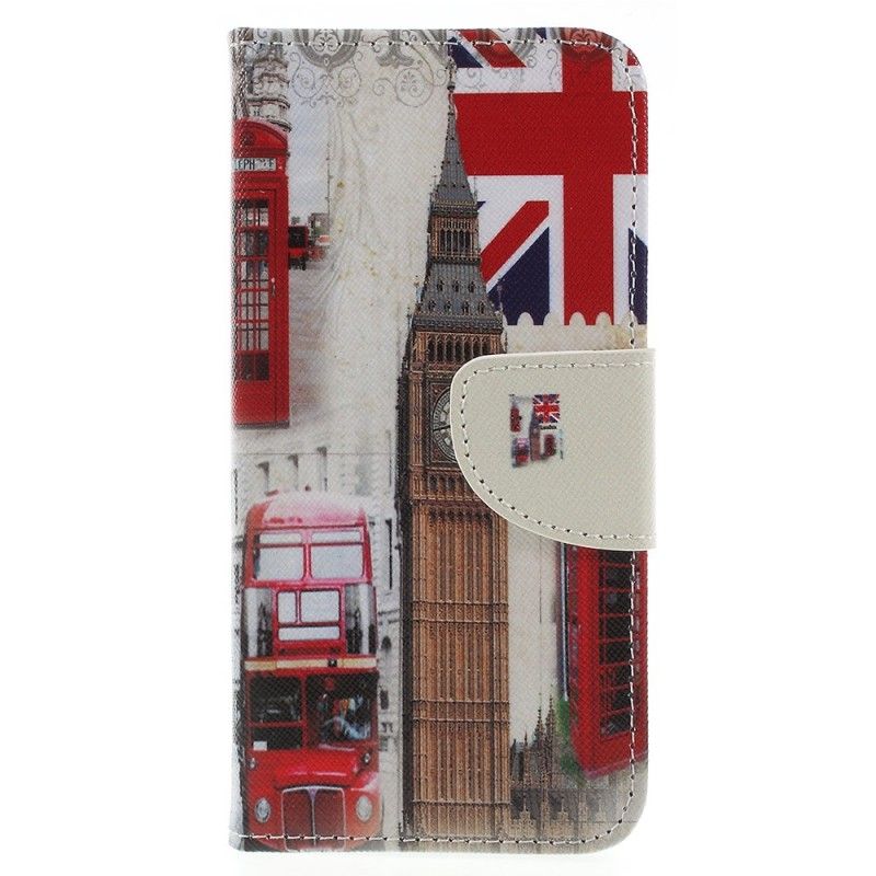 Flip Case Leren Samsung Galaxy J6 Leven In Londen