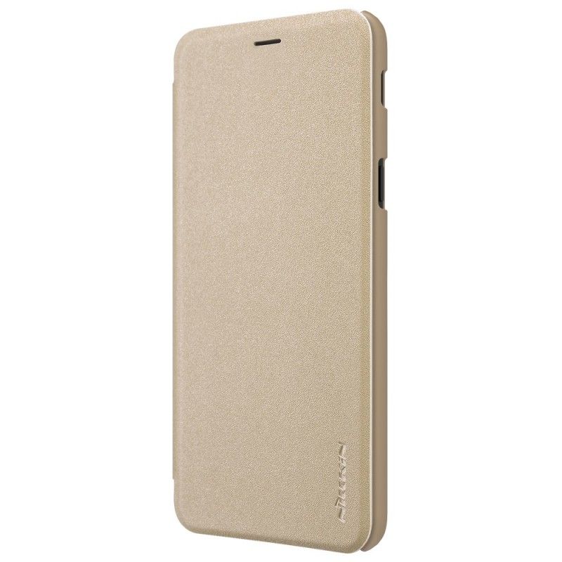 Folio-hoesje Samsung Galaxy J6 Goud Zwart Nillkin