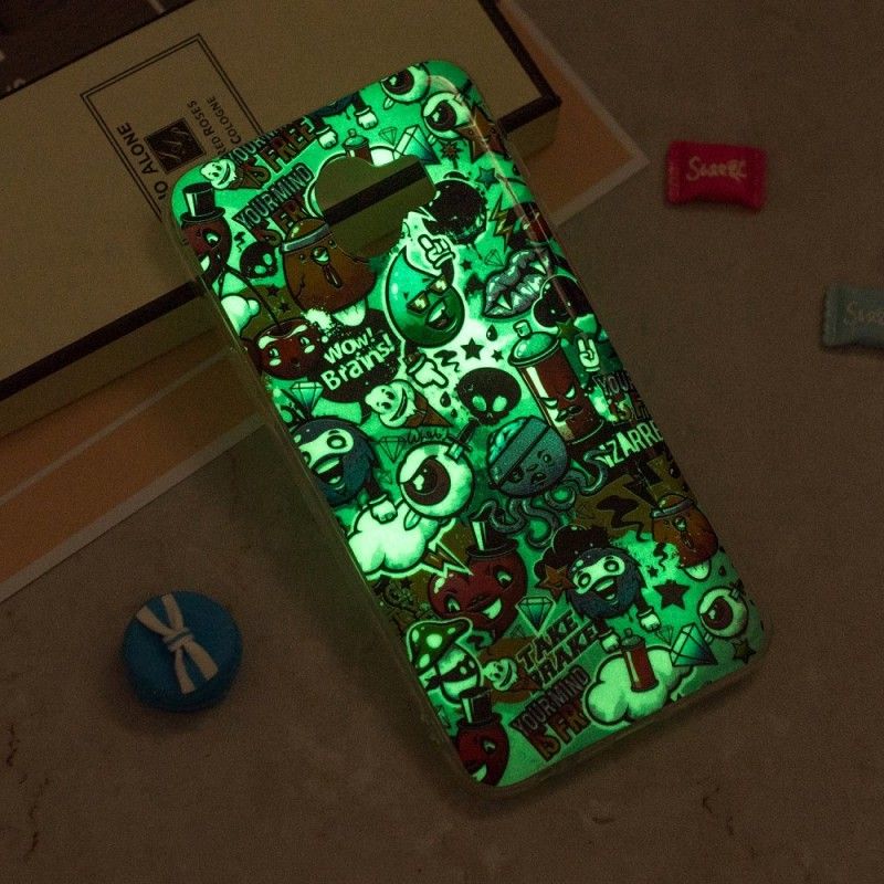 Hoesje Samsung Galaxy J6 Fluorescerende Waanzin