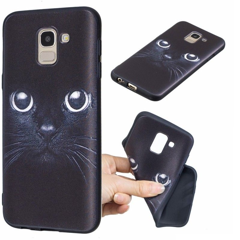 Hoesje Samsung Galaxy J6 Kattenogen