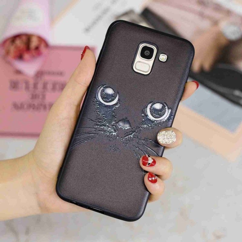Hoesje Samsung Galaxy J6 Kattenogen