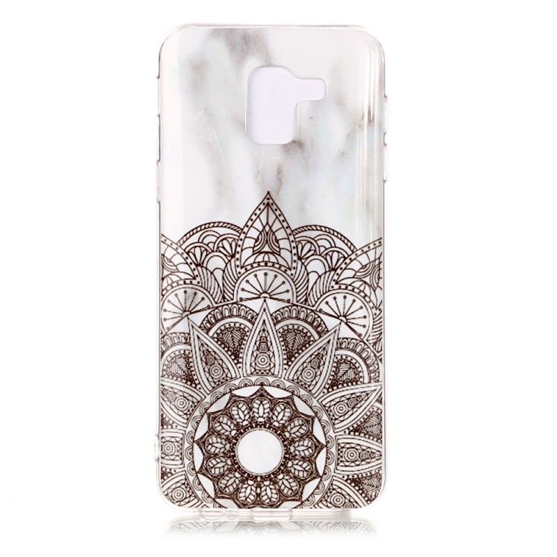 Hoesje Samsung Galaxy J6 Telefoonhoesje Gemarmerde Mandala