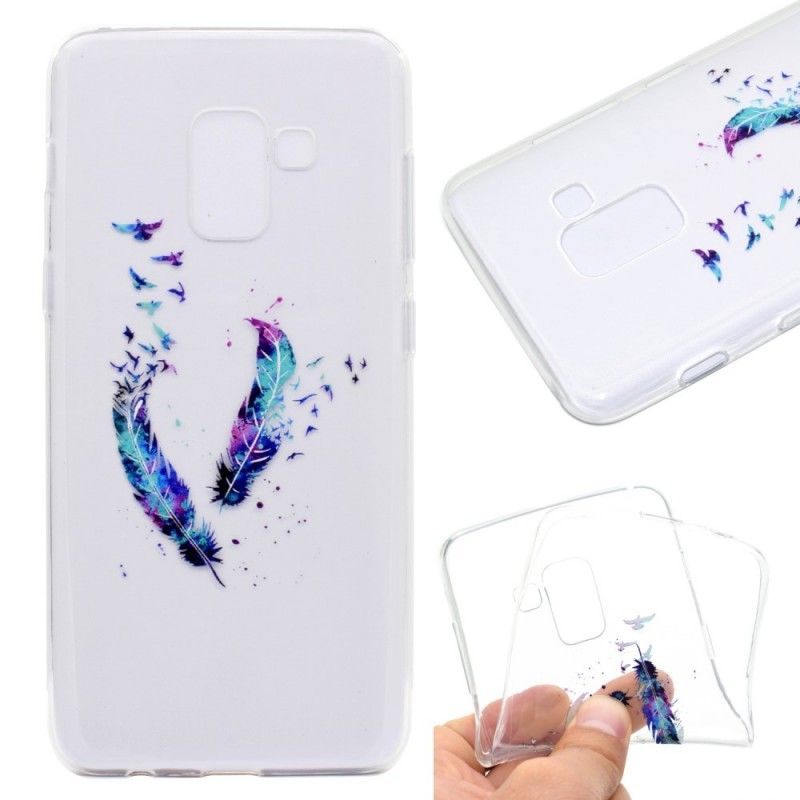 Hoesje Samsung Galaxy J6 Transparante Veren