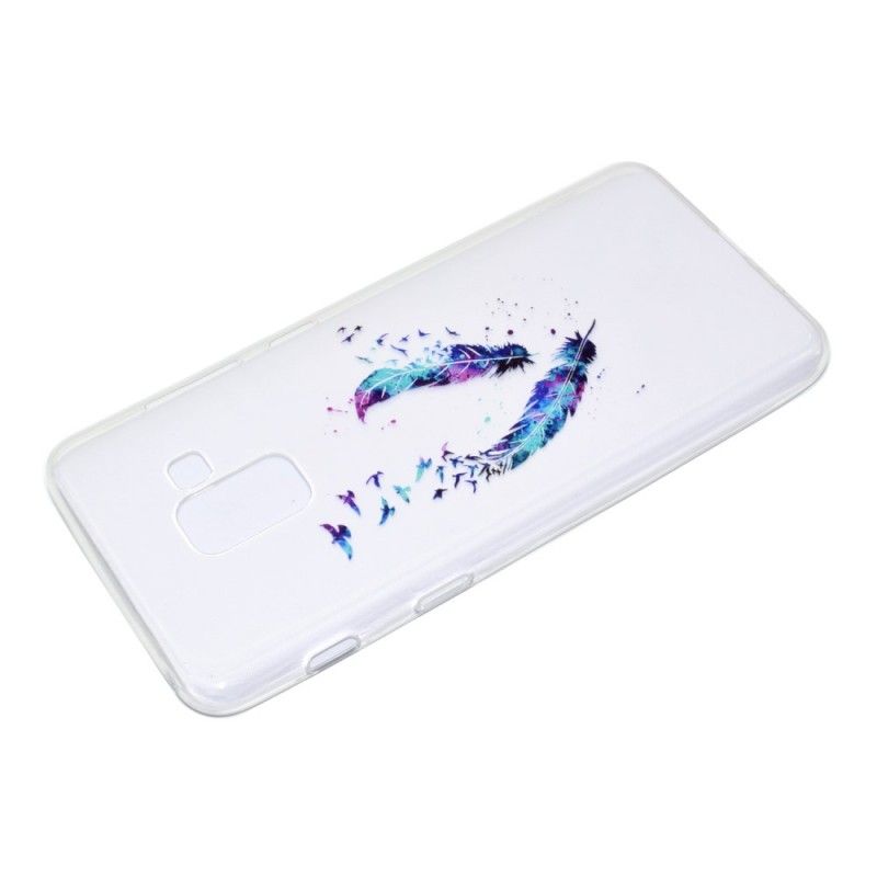 Hoesje Samsung Galaxy J6 Transparante Veren