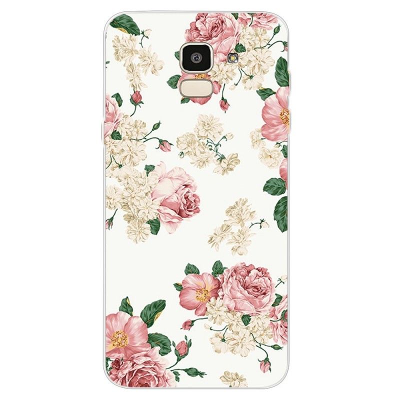 Hoesje Samsung Galaxy J6 Vrijheidsbloemen