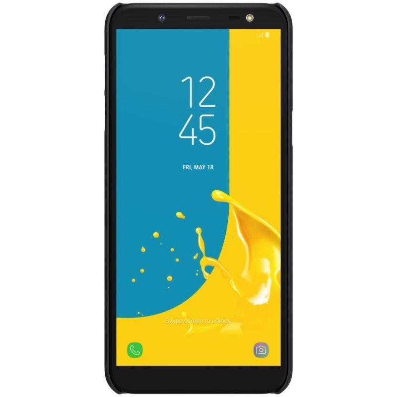 Hoesje Samsung Galaxy J6 Wit Stijve Frosted Nillkin