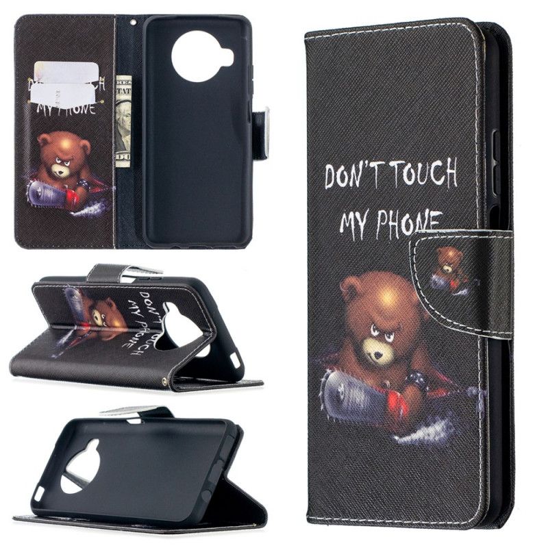 Bescherming Hoesje Xiaomi Mi 10T Lite 5G / Redmi Note 9 Pro 5G Telefoonhoesje Gevaarlijke Beer