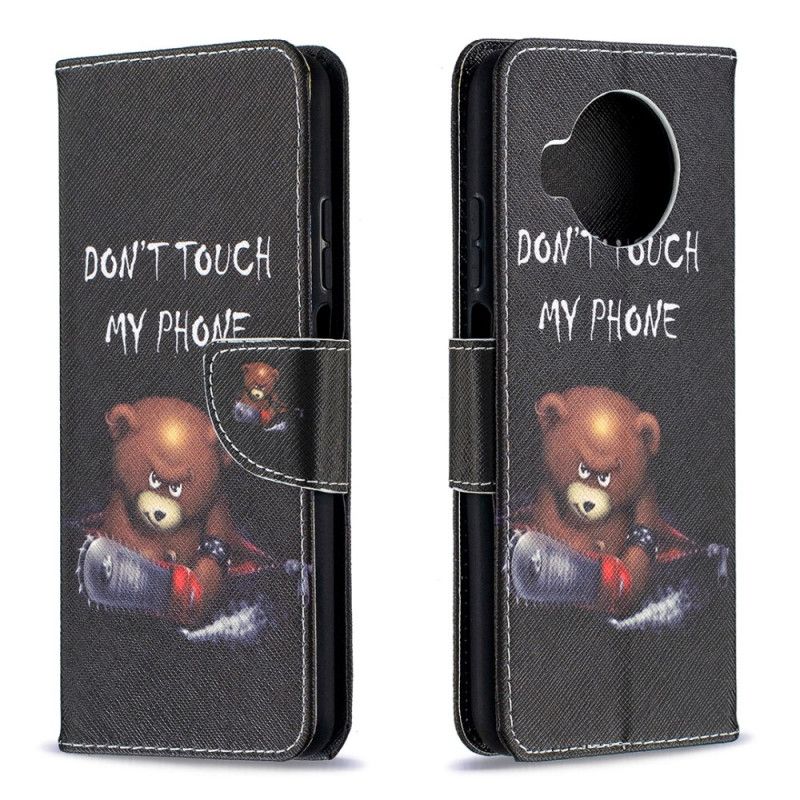 Bescherming Hoesje Xiaomi Mi 10T Lite 5G / Redmi Note 9 Pro 5G Telefoonhoesje Gevaarlijke Beer