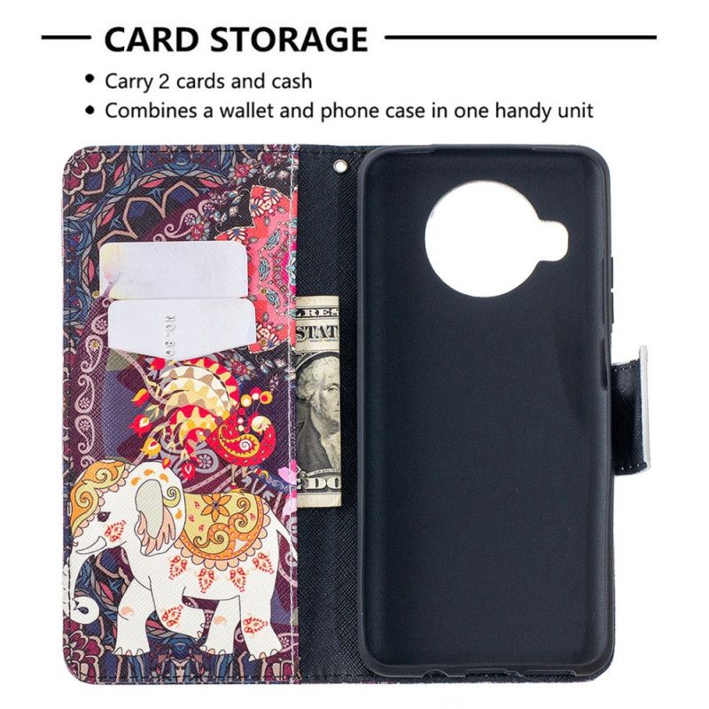 Bescherming Hoesje Xiaomi Mi 10T Lite 5G / Redmi Note 9 Pro 5G Telefoonhoesje Indische Olifanten