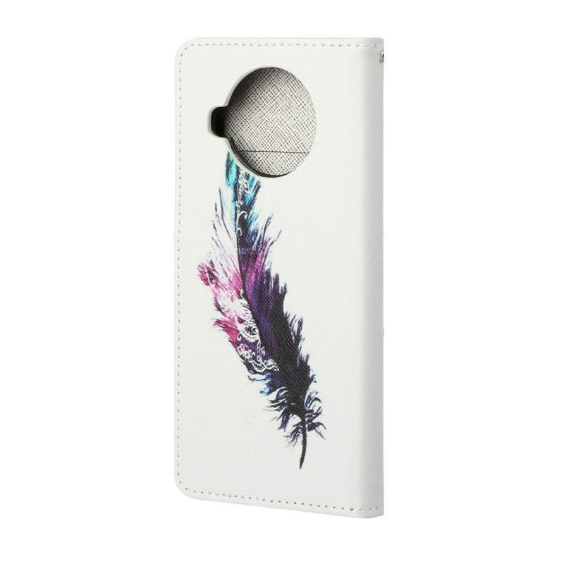 Bescherming Hoesje Xiaomi Mi 10T Lite 5G / Redmi Note 9 Pro 5G Telefoonhoesje Veer Met String