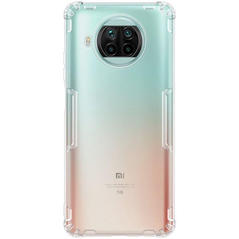 Case Hoesje Xiaomi Mi 10T Lite 5G / Redmi Note 9 Pro 5G Grijs Wit Telefoonhoesje Natuurlijk Nillkin