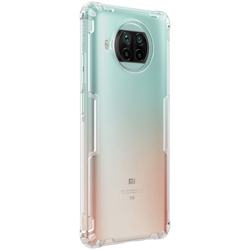 Case Hoesje Xiaomi Mi 10T Lite 5G / Redmi Note 9 Pro 5G Grijs Wit Telefoonhoesje Natuurlijk Nillkin