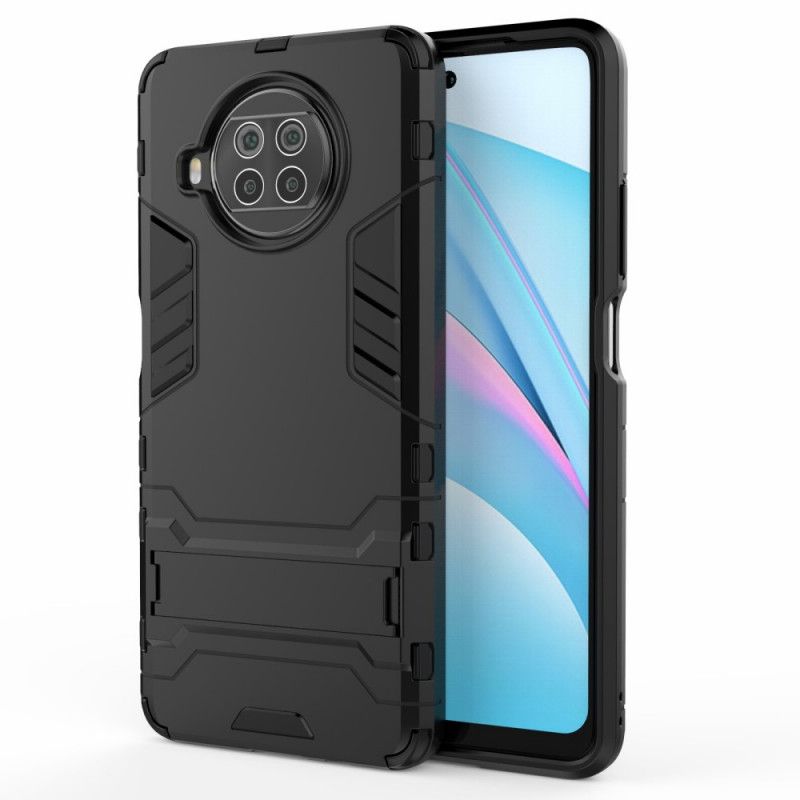 Case Hoesje Xiaomi Mi 10T Lite 5G / Redmi Note 9 Pro 5G Rood Zwart Telefoonhoesje Ultrabestendig