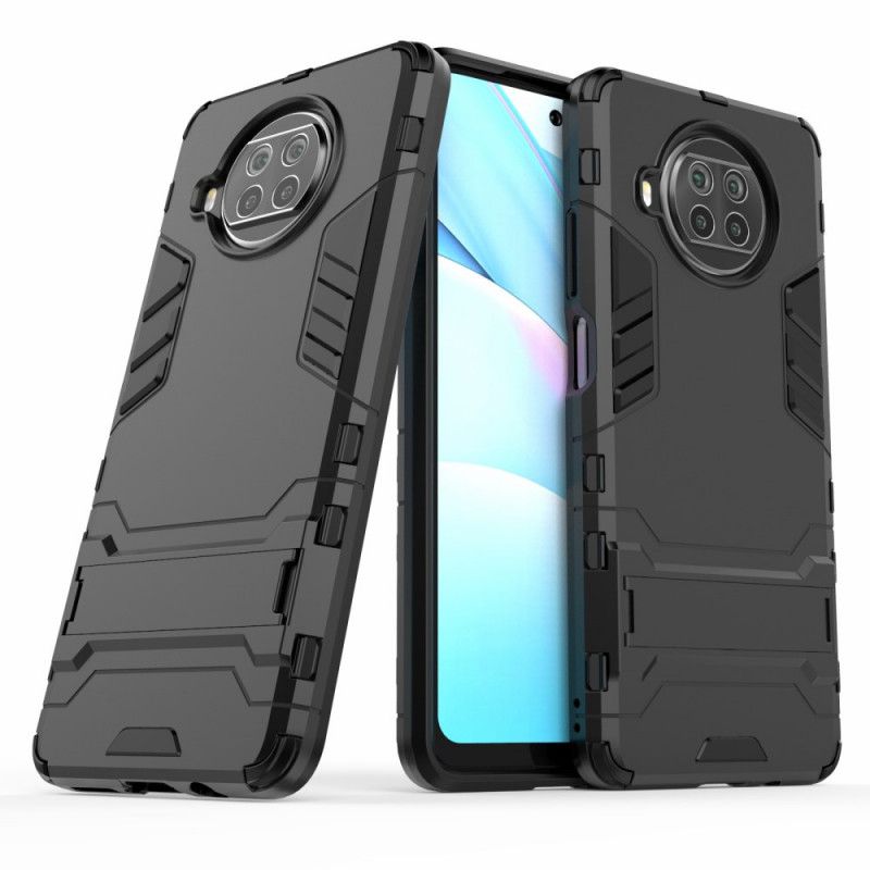 Case Hoesje Xiaomi Mi 10T Lite 5G / Redmi Note 9 Pro 5G Rood Zwart Telefoonhoesje Ultrabestendig