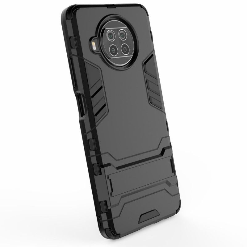 Case Hoesje Xiaomi Mi 10T Lite 5G / Redmi Note 9 Pro 5G Rood Zwart Telefoonhoesje Ultrabestendig