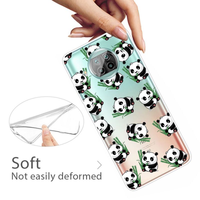 Case Hoesje Xiaomi Mi 10T Lite 5G / Redmi Note 9 Pro 5G Telefoonhoesje Kleine Panda'S