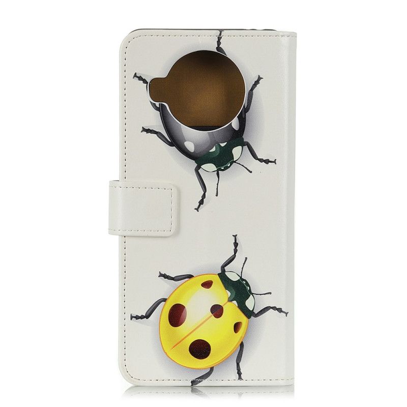 Cover Folio-hoesje Xiaomi Mi 10T Lite 5G / Redmi Note 9 Pro 5G Telefoonhoesje Lieveheersbeestjes
