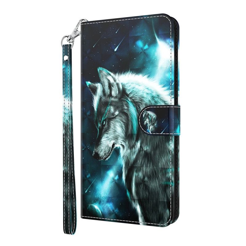 Cover Folio-hoesje Xiaomi Mi 10T Lite 5G / Redmi Note 9 Pro 5G Telefoonhoesje Majestueuze Wolf