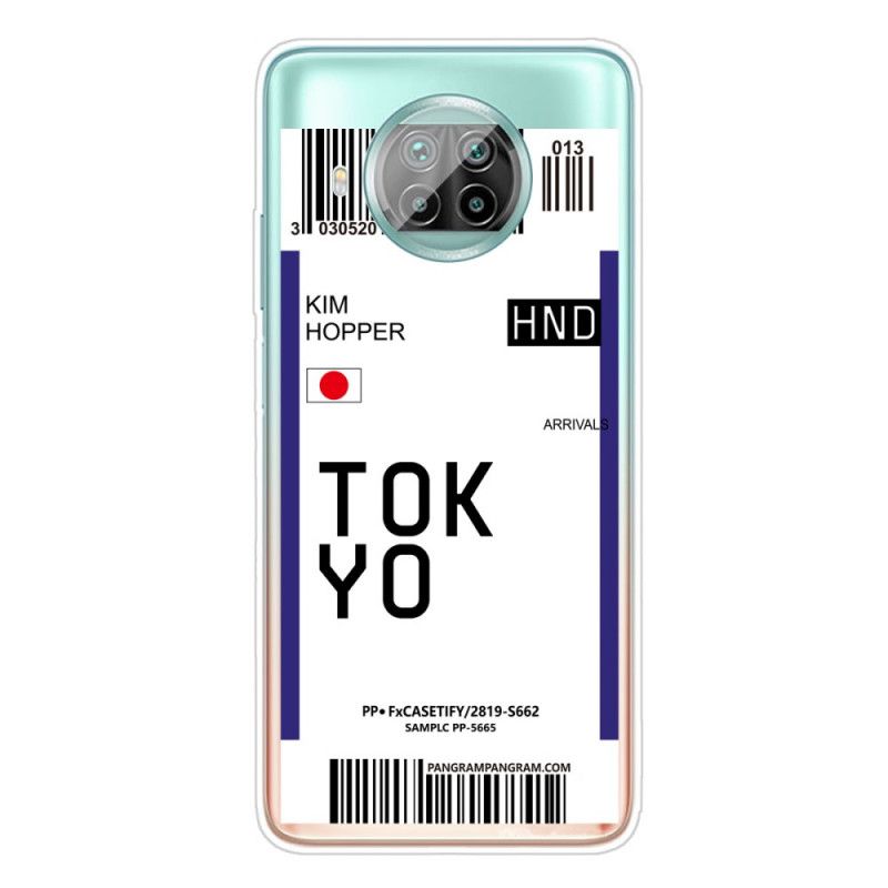 Cover Hoesje Xiaomi Mi 10T Lite 5G / Redmi Note 9 Pro 5G Donkerblauw Zwart Telefoonhoesje Instapkaart Tokyo