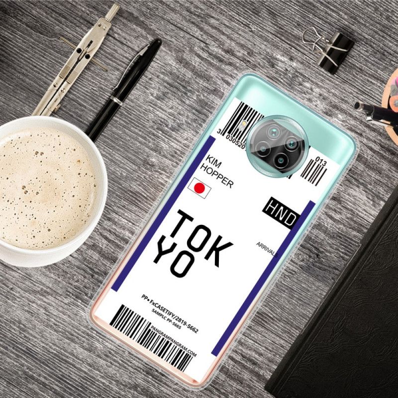 Cover Hoesje Xiaomi Mi 10T Lite 5G / Redmi Note 9 Pro 5G Donkerblauw Zwart Telefoonhoesje Instapkaart Tokyo