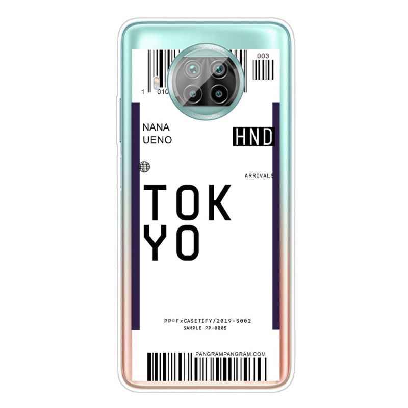 Cover Hoesje Xiaomi Mi 10T Lite 5G / Redmi Note 9 Pro 5G Donkerblauw Zwart Telefoonhoesje Instapkaart Tokyo