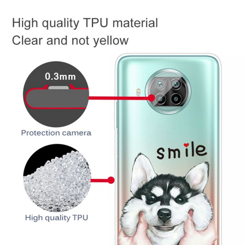 Cover Hoesje Xiaomi Mi 10T Lite 5G / Redmi Note 9 Pro 5G Telefoonhoesje Glimlach Hond