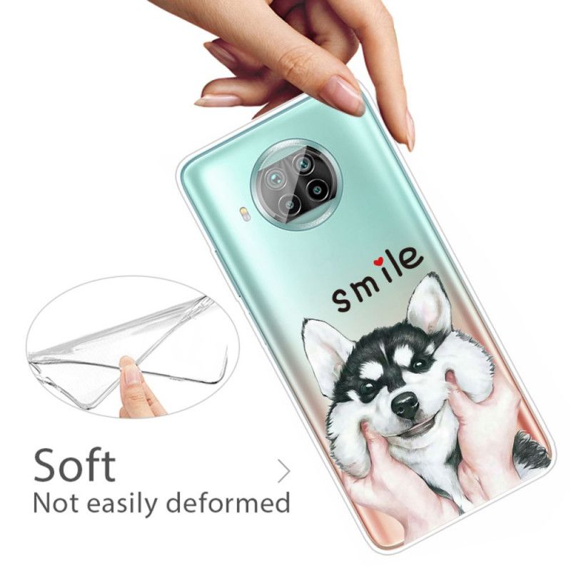 Cover Hoesje Xiaomi Mi 10T Lite 5G / Redmi Note 9 Pro 5G Telefoonhoesje Glimlach Hond