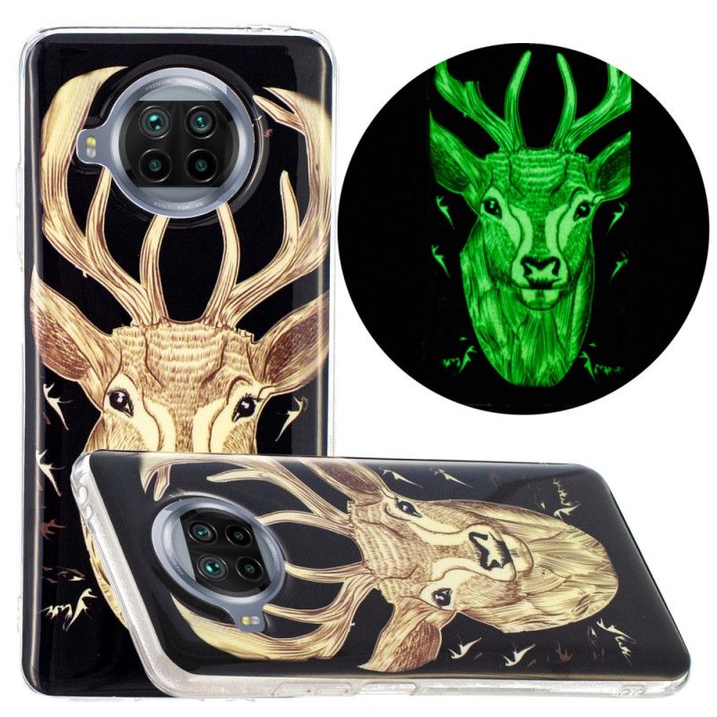 Cover Hoesje Xiaomi Mi 10T Lite 5G / Redmi Note 9 Pro 5G Telefoonhoesje Majestueus Neonhert