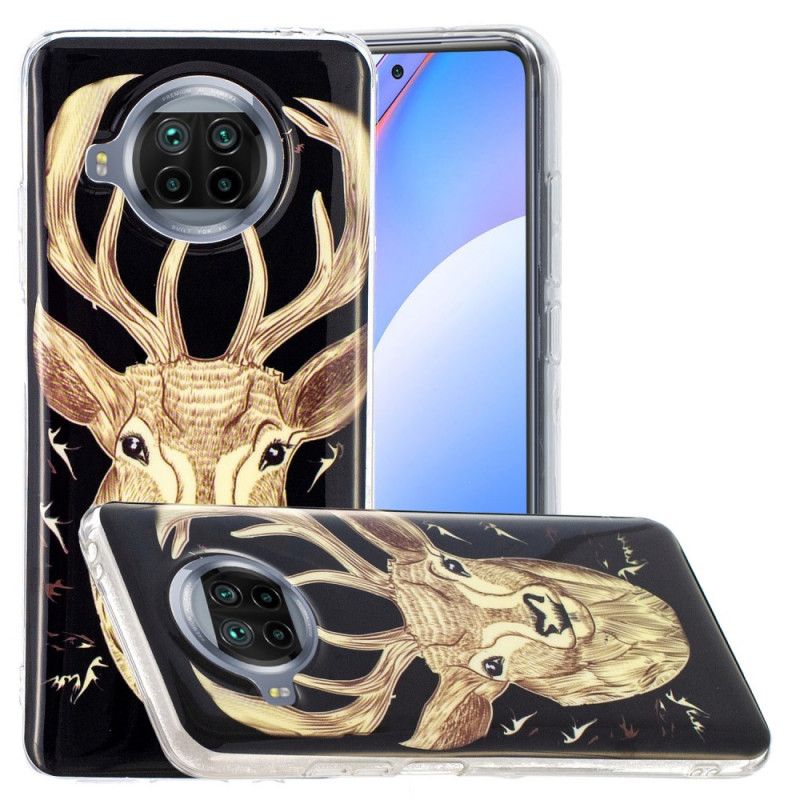 Cover Hoesje Xiaomi Mi 10T Lite 5G / Redmi Note 9 Pro 5G Telefoonhoesje Majestueus Neonhert