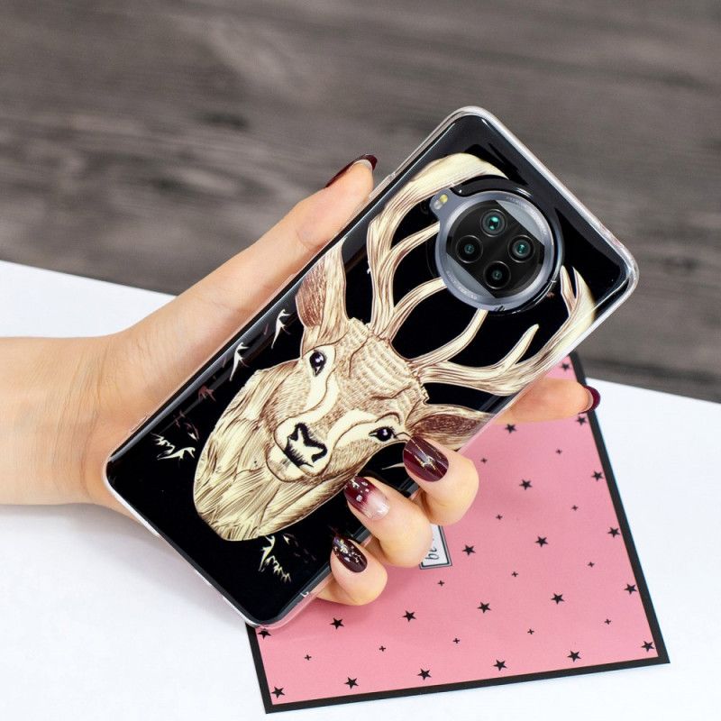 Cover Hoesje Xiaomi Mi 10T Lite 5G / Redmi Note 9 Pro 5G Telefoonhoesje Majestueus Neonhert