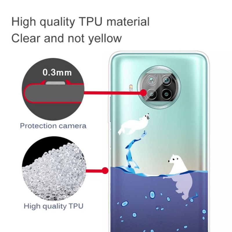 Cover Hoesje Xiaomi Mi 10T Lite 5G / Redmi Note 9 Pro 5G Telefoonhoesje Zeespelen