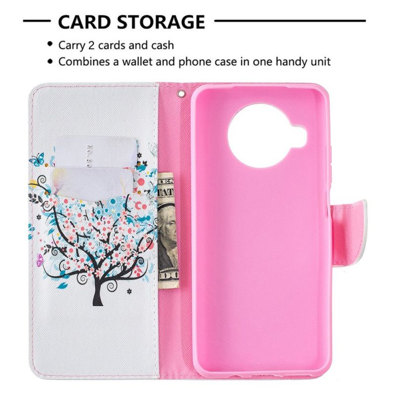 Flip Case Leren Xiaomi Mi 10T Lite 5G / Redmi Note 9 Pro 5G Bloemrijke Boom