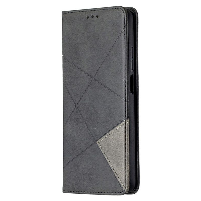Folio-hoesje voor Xiaomi Mi 10T Lite 5G / Redmi Note 9 Pro 5G Grijs Zwart Kunstenaarsstijl