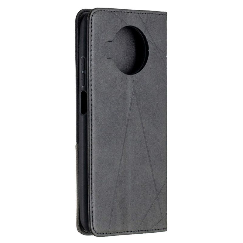 Folio-hoesje voor Xiaomi Mi 10T Lite 5G / Redmi Note 9 Pro 5G Grijs Zwart Kunstenaarsstijl